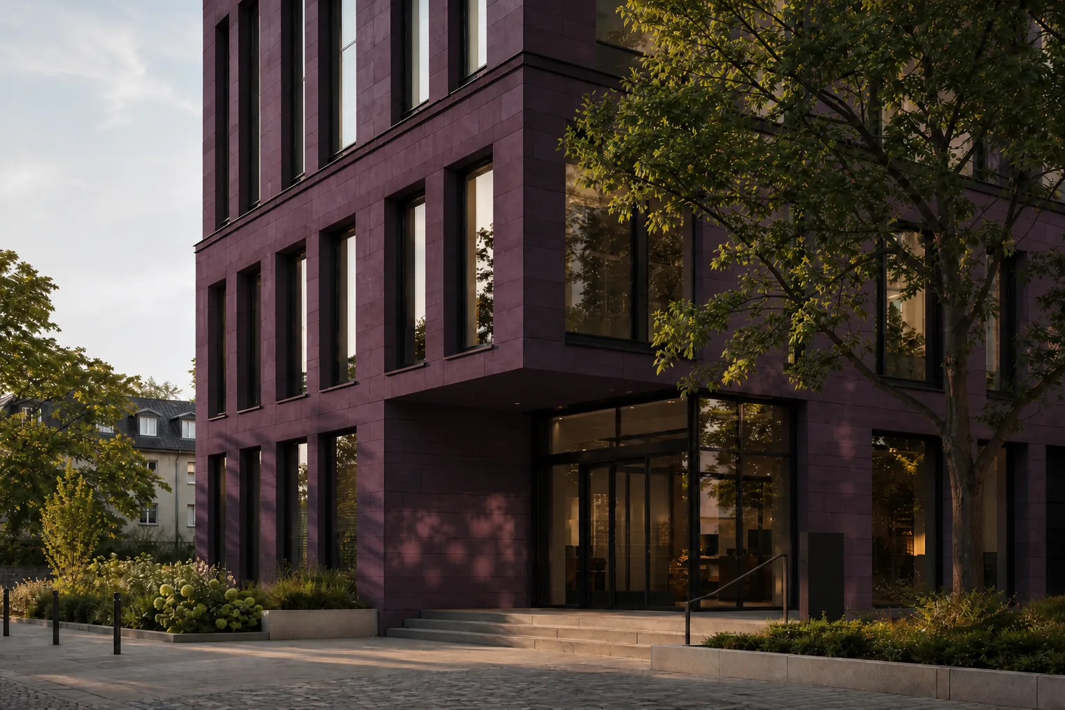 Filiale einer europäischen Sparkasse